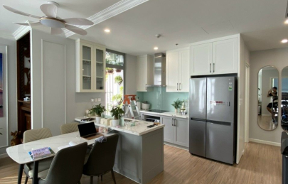 Ảnh thi công thực tế căn hộ 3 ngủ tại cc cao cấp The Nine, số 9 Phạm Văn Đồng, HN